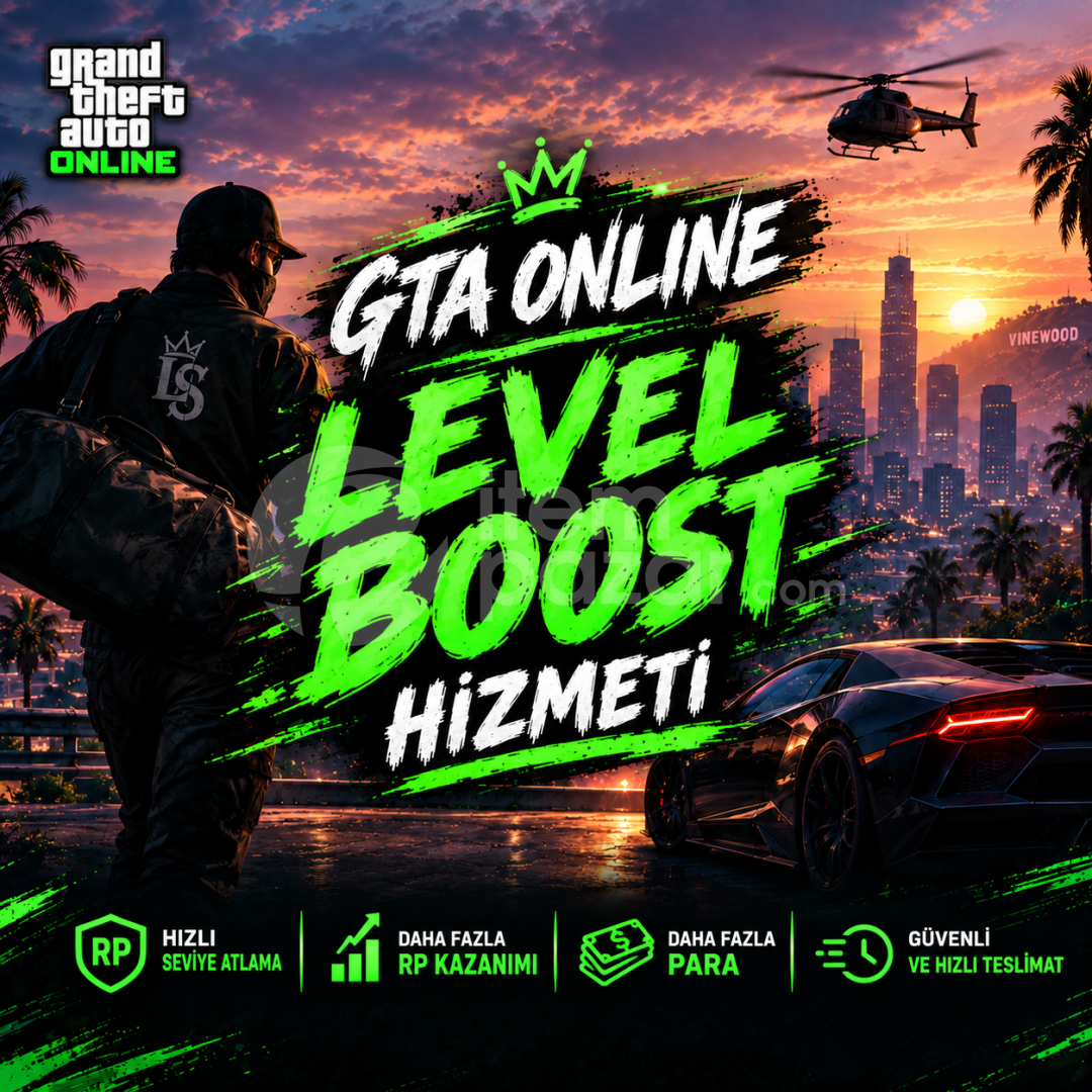 GTA ONLINE - LEVEL BOOST HİZMETİ