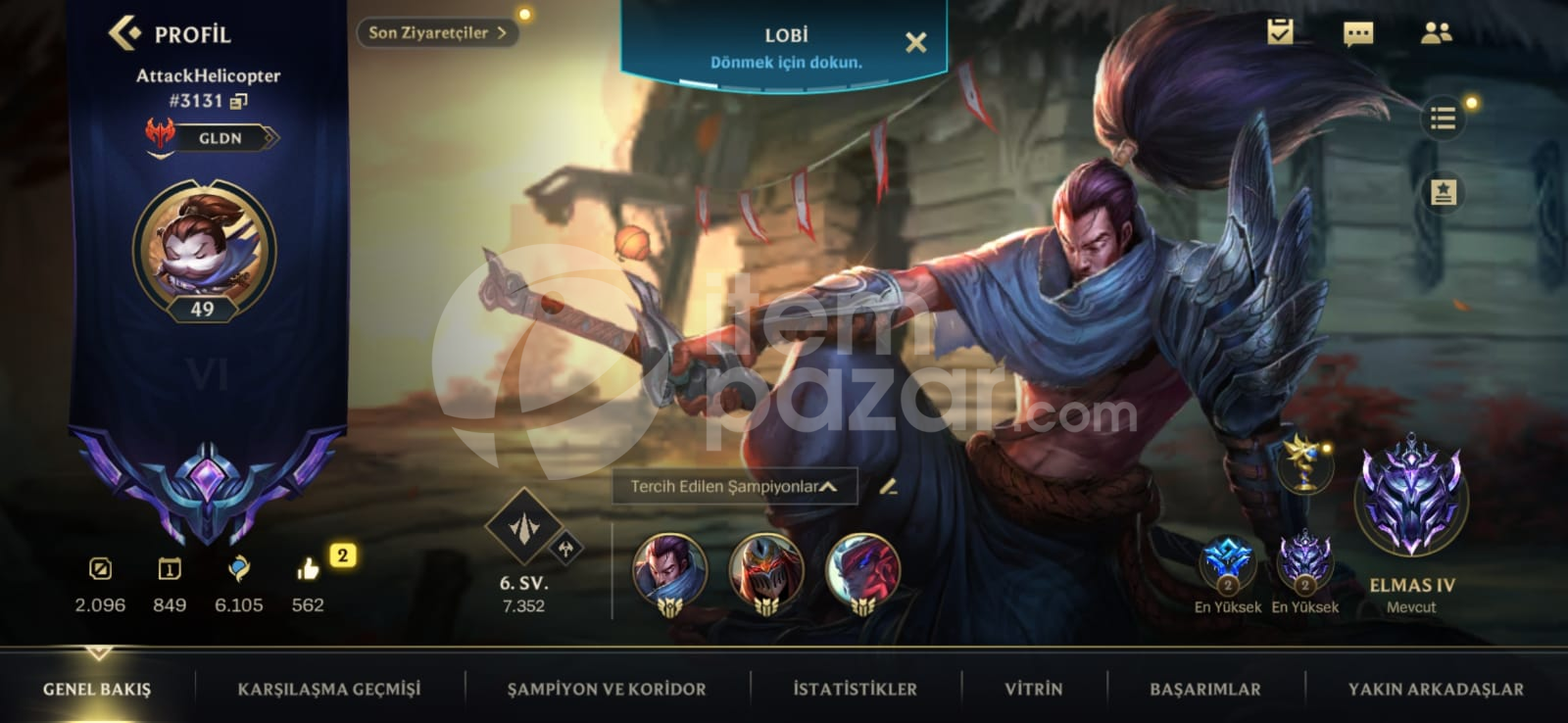 Güvenilir LoL hesabı 