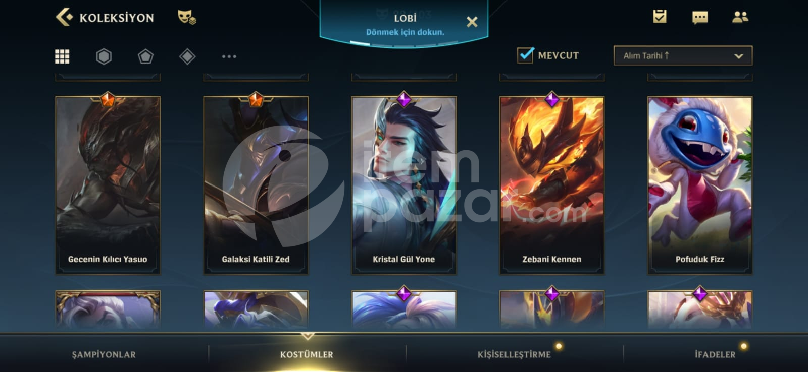 Güvenilir LoL hesabı 