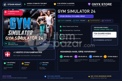 Gym Simulator 24 Garantili + Hediye
