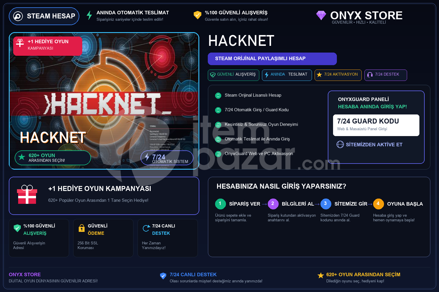 Hacknet Garantili + Hediye