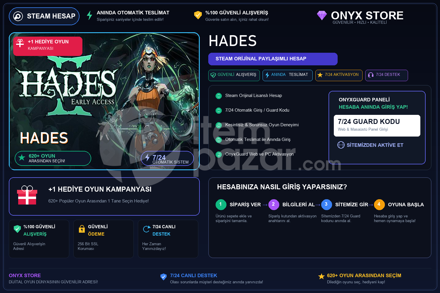 Hades Garantili + Hediye