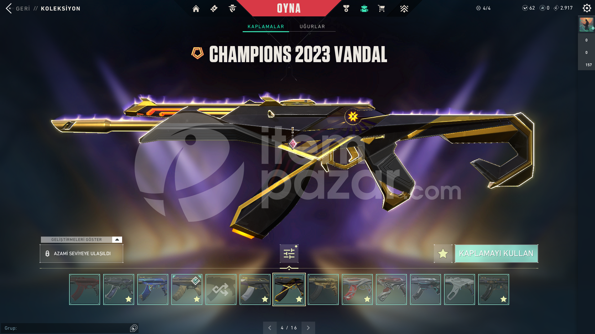 TR SERVER| 15 BIÇAK 13 VANDAL+BOL PHANTOM