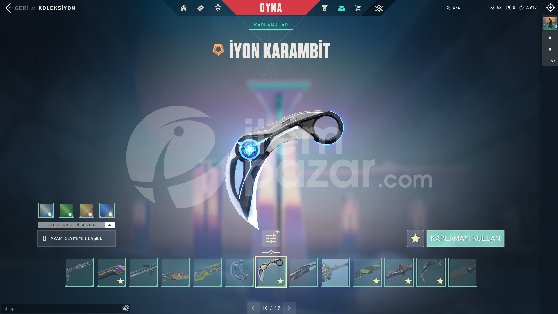 TR SERVER| 15 BIÇAK 13 VANDAL+BOL PHANTOM