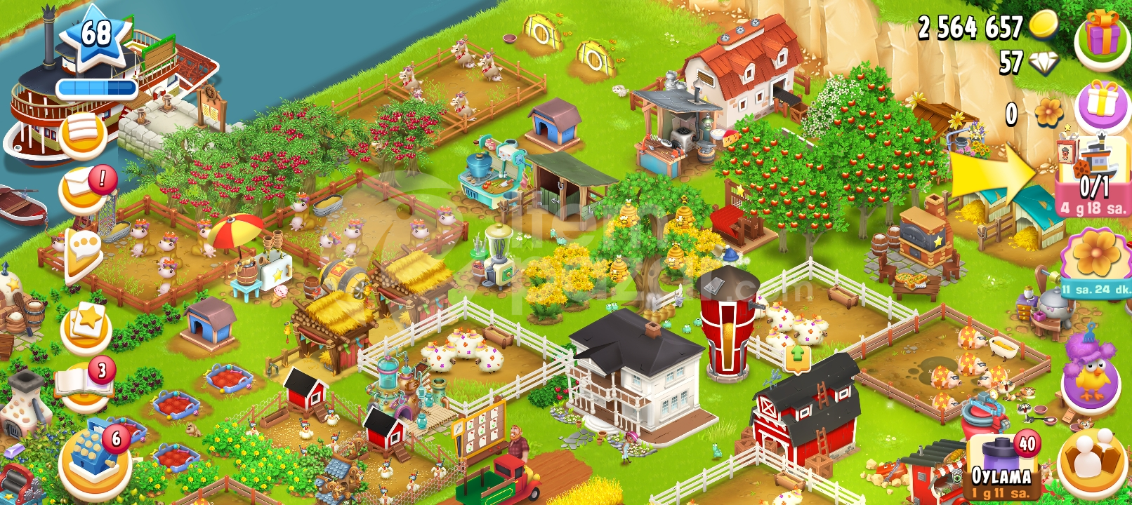 Hayday orta hesap