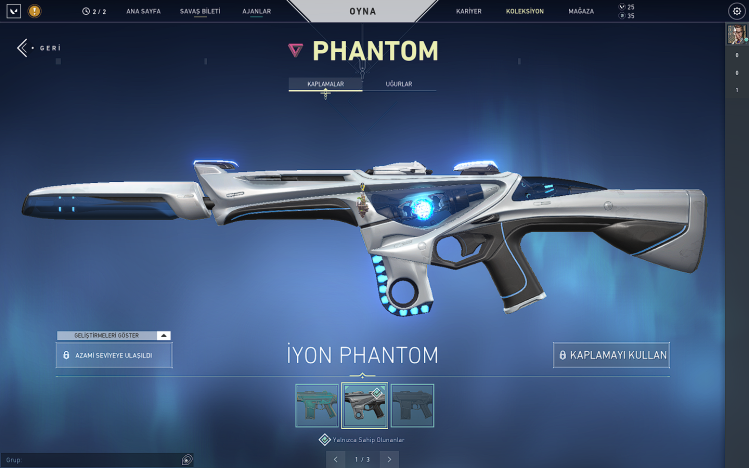 HEM ANOMALİ HEMDE İYON PHANTOMLU HESAP 2 ADET