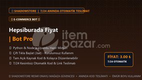 Hepsiburada Fiyat | Bot Pro | #029