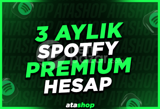 [HESAP] 3 AYLIK SPOTİFY PREMİUM [GARANTİLİ]
