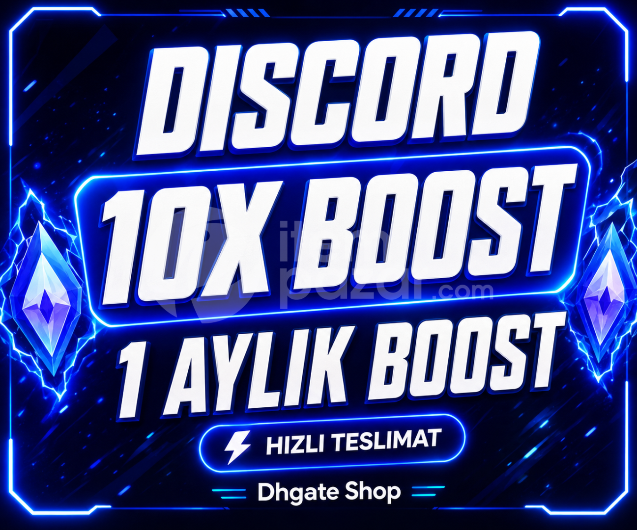 ⭐HIZLI [1 AYLIK] Discord 10X Server Boost