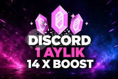 HIZLI | 1 Aylık Discord 14x Boost
