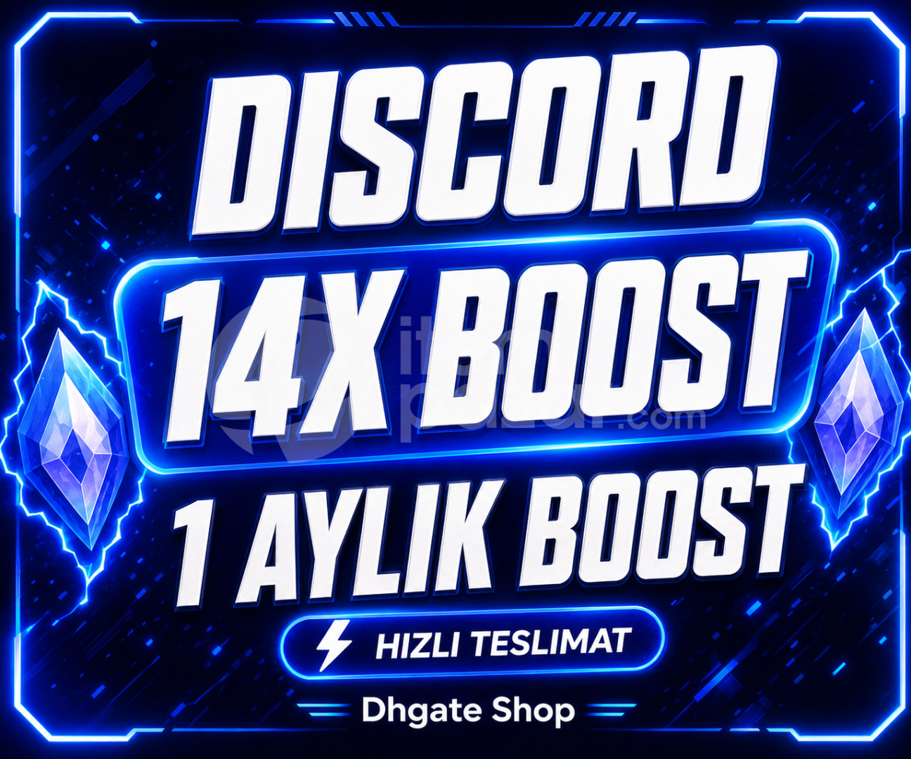 ⭐HIZLI [1 AYLIK] Discord 14X Server Boost