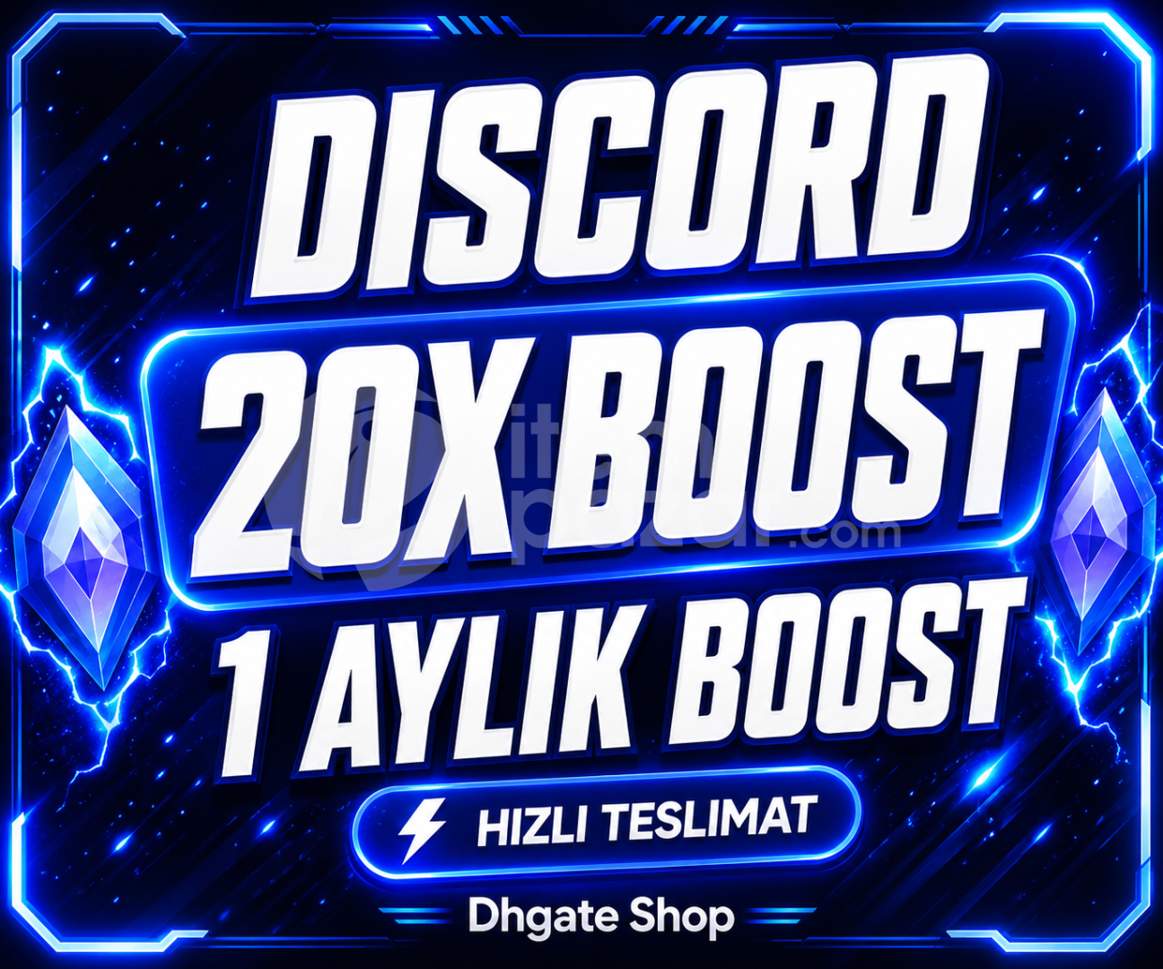 ⭐HIZLI [1 AYLIK] Discord 20X Server Boost