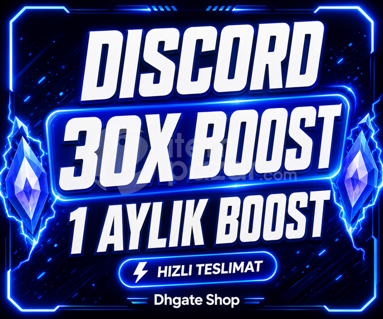 ⭐HIZLI [1 AYLIK] Discord 30X Server Boost
