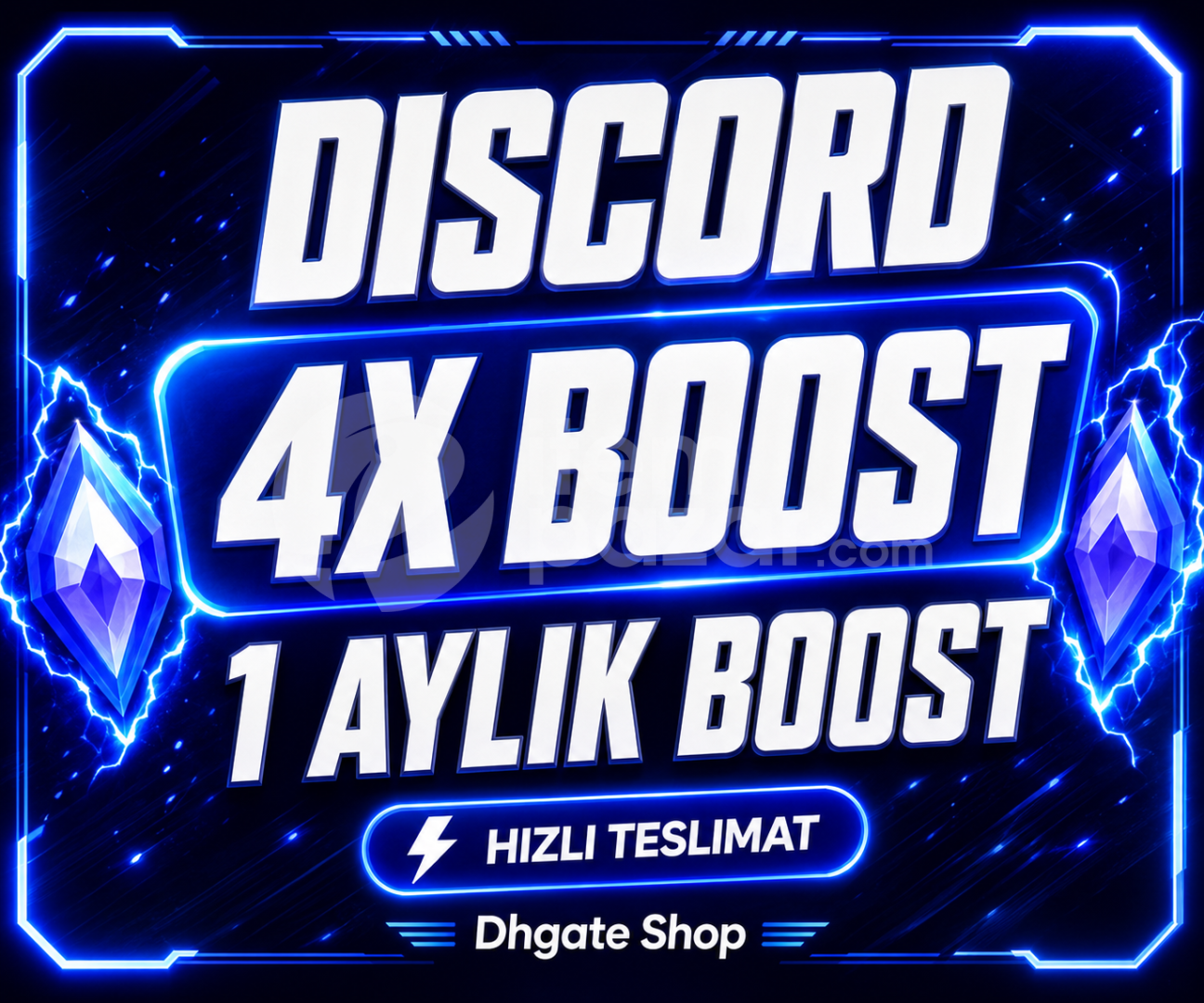 ⭐HIZLI [1 AYLIK] Discord 4X Server Boost
