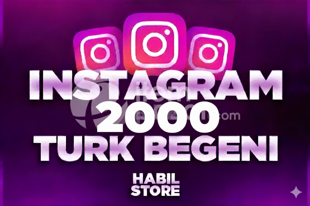 ⭐[HIZLI] 2000 ADET TÜRK BEĞENİ⭐