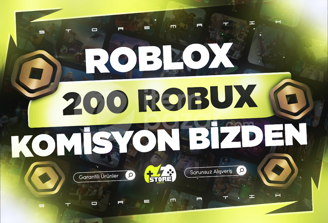  HIZLI [286] 200 Robux - Komisyon Bizden 