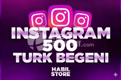⭐[HIZLI] 500 ADET TÜRK BEĞENİ⭐