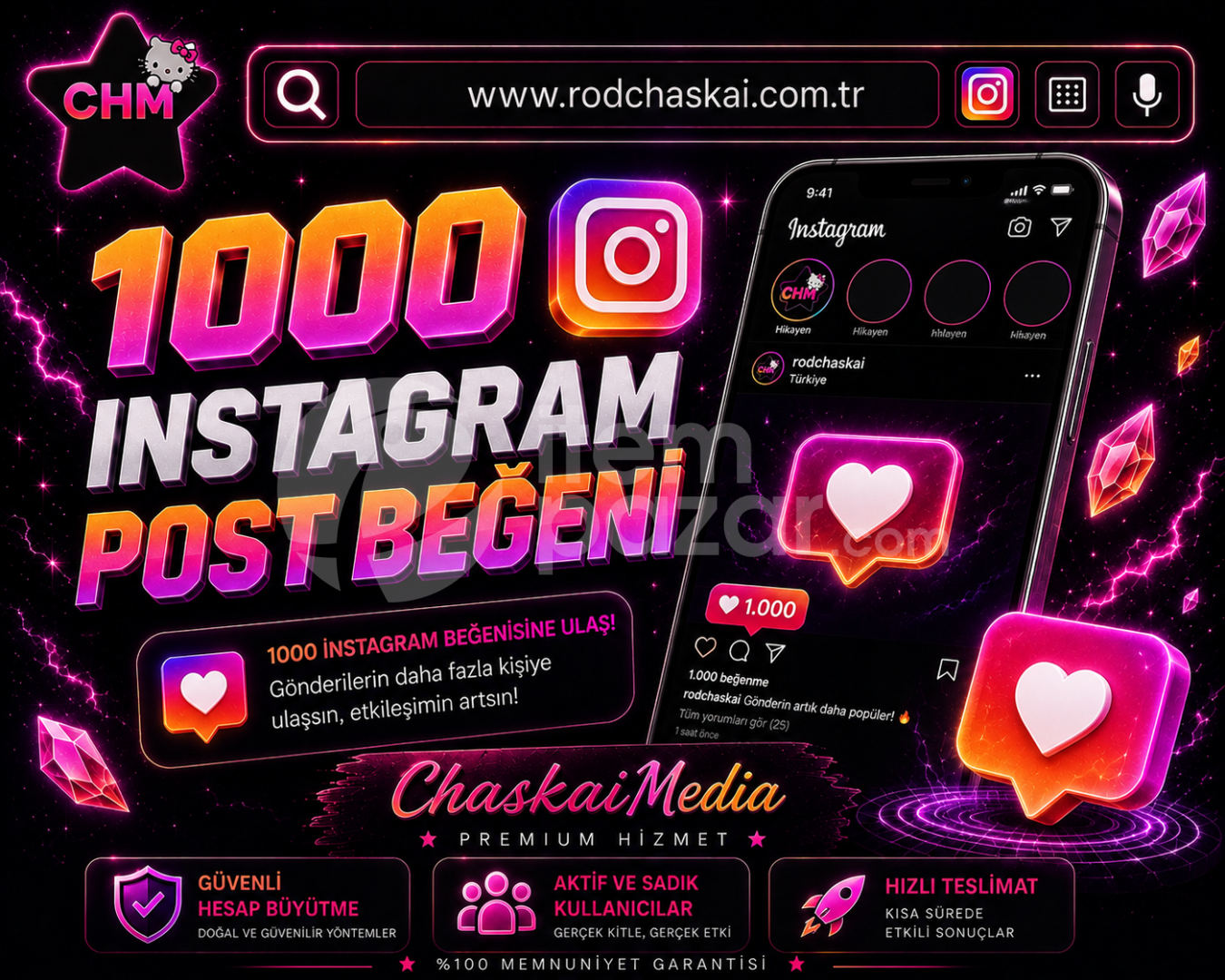 ☆HIZLI☆ INSTAGRAM 1000 BEĞENİ !!TÜRK!!