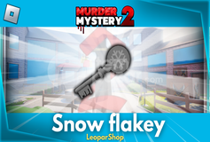 ⭐[Hızlı Teslim] MM2 Snowflakey Key 2018⭐