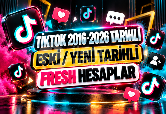 ⭐HIZLI TESLİM⭐ - TİKTOK 2016-2026 HESAPLAR