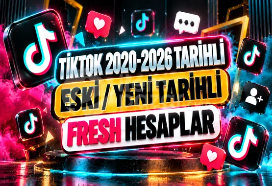 ⭐HIZLI TESLİM⭐ - TİKTOK 2020-2026 HESAPLAR