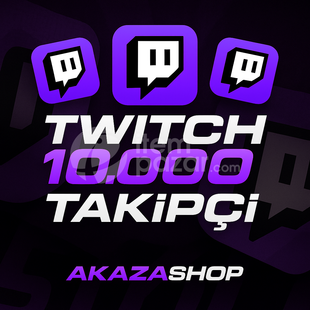[Hızlı Teslim] TWİTCH 10.000 TAKİPÇİ ⭐