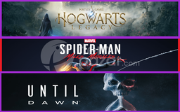 Hogwarts Legacy + Miles Morales + Until Dawn