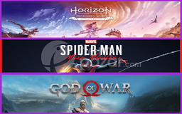 Horizon Forbidden West + Miles Morales + Gow