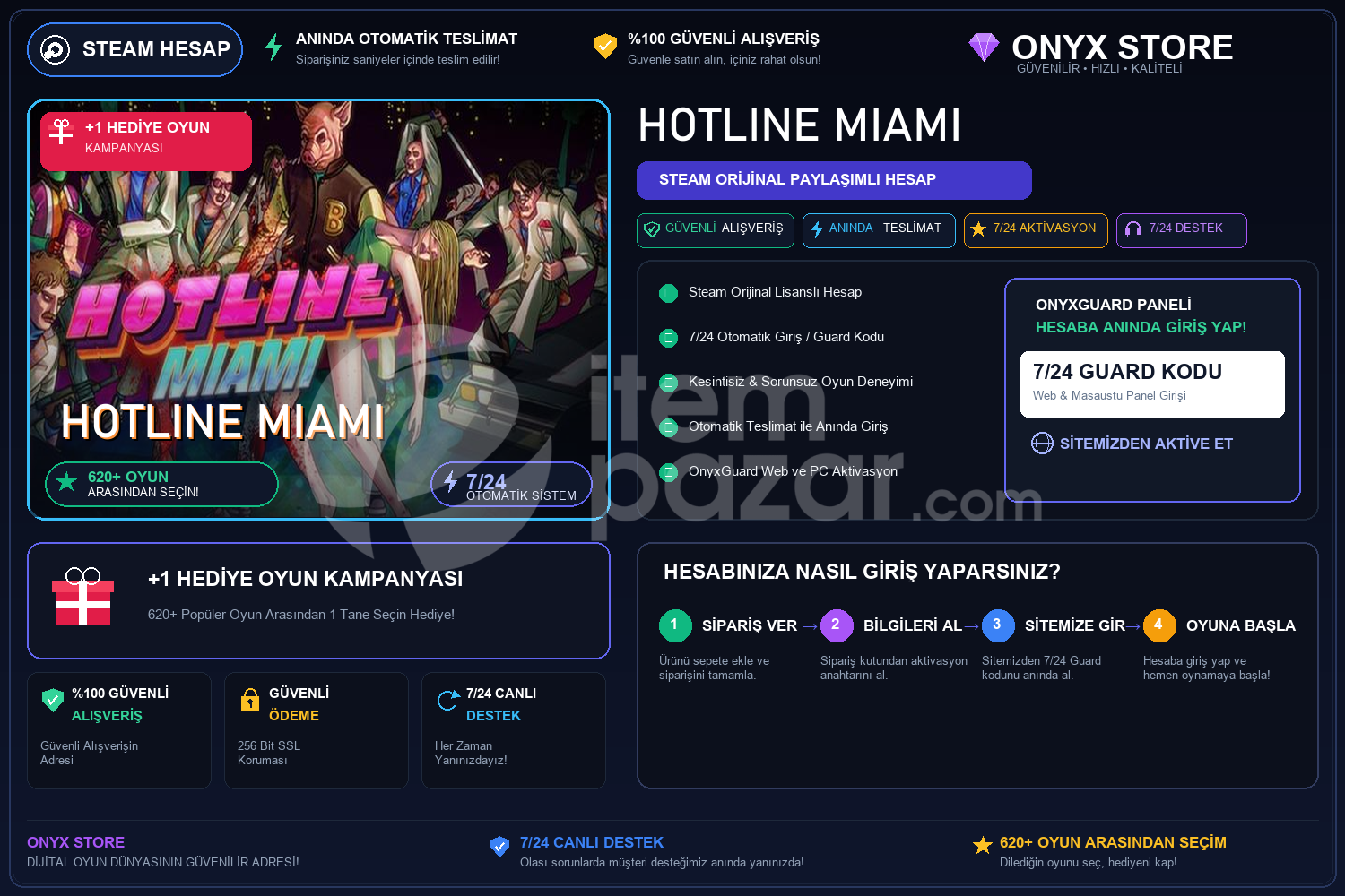 Hotline Miami Garantili + Hediye