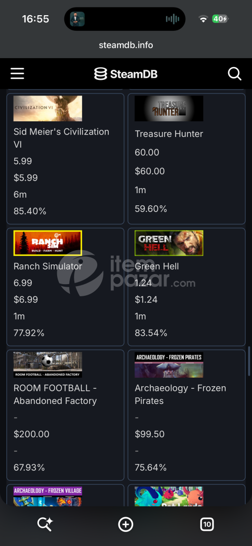 80 oyun olan steam hesabı 