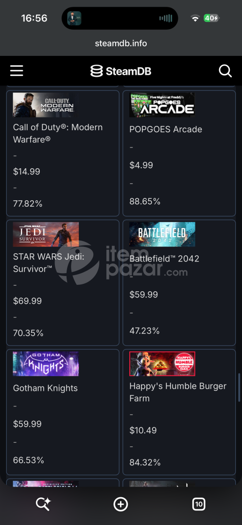 80 oyun olan steam hesabı 