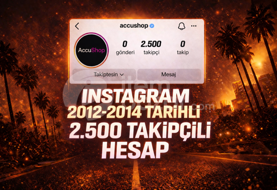 ⭐ 2012-2014 TARİH 2.5K TAKİPÇİLİ HESAP⭐