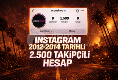 ⭐ 2012-2014 TARİH 2.5K TAKİPÇİLİ HESAP⭐