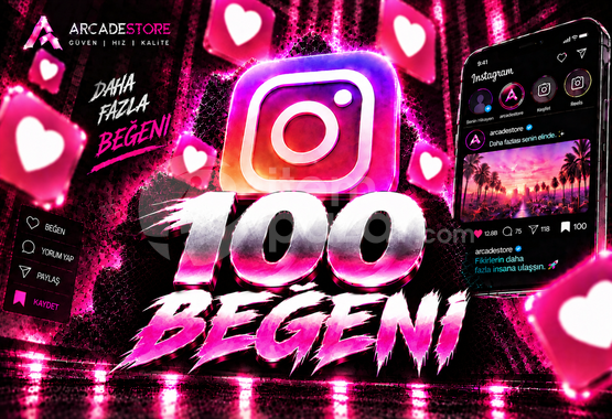 ✨İnstagram | 100 Beğeni + Garantili✨