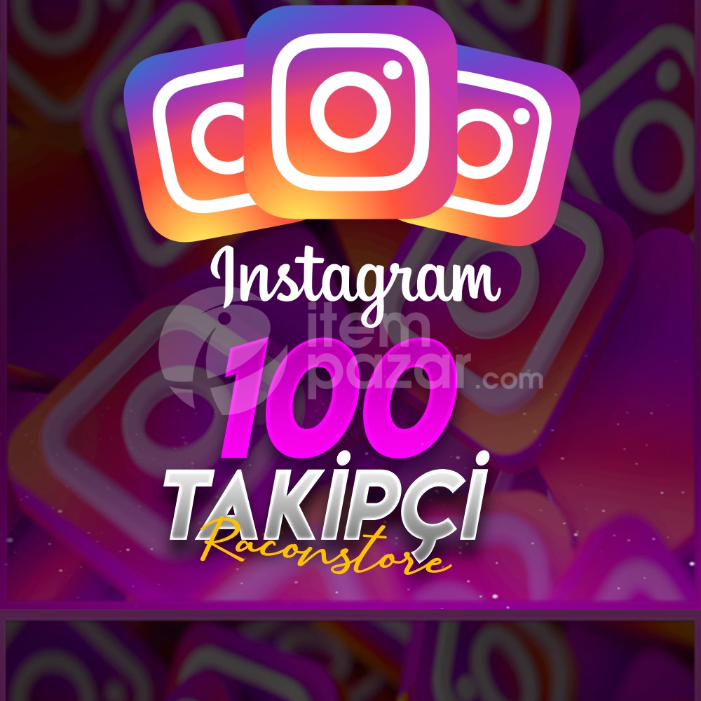 Instagram 100 Gerçek Takipçi - Düşüş Yok