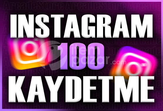 ✨İnstagram | 100 Kaydetme + Garantili✨