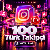 ⚡ Instagram 100 Türk Takipçi | Garantili ⚡