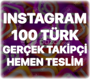 Instagram 100 Türk Takipçi - Keşfet Etkili