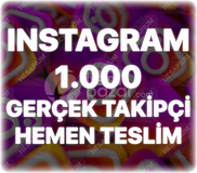 Instagram 1.000 Gerçek Takipçi - Keşfet Etkili