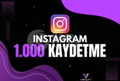 ⭐️INSTAGRAM 1.000 KAYDETME - HIZLI⭐️