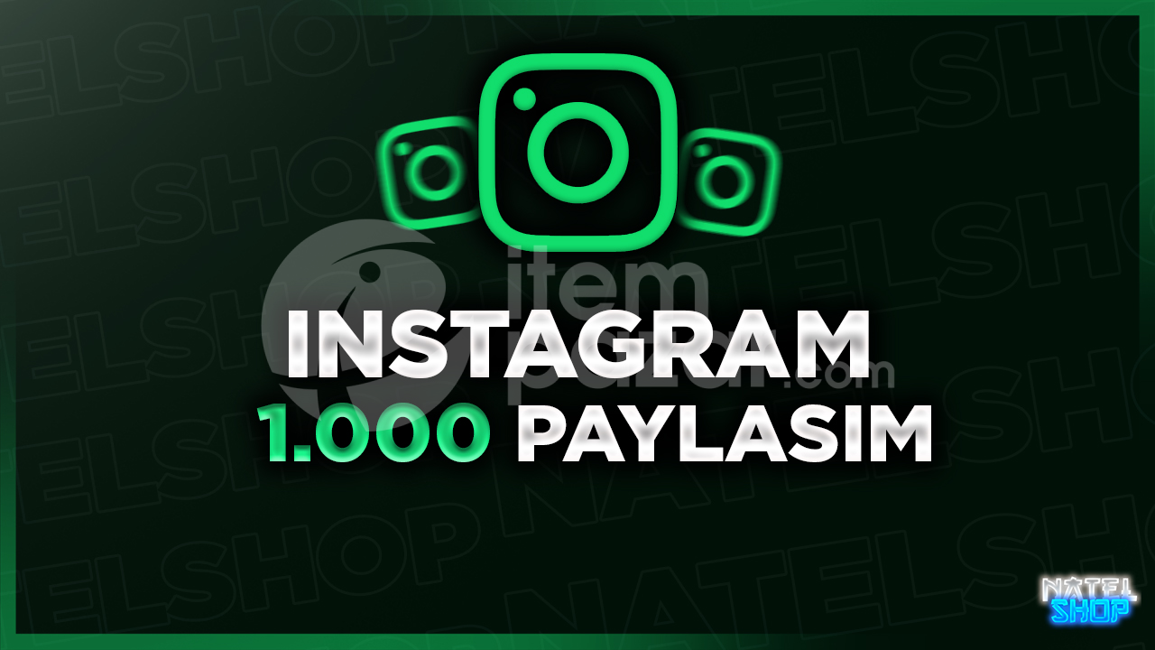 ⭐İnstagram 1000 Paylaşım