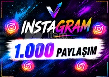 ⭐️İNSTAGRAM 1.000 PAYLAŞIM - HIZLI⭐️