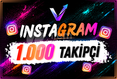 ⭐️İNSTAGRAM 1.000 TAKİPÇİ - HIZLI⭐️