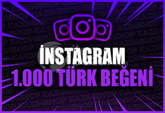 ⭐[GARANTİLİ] INSTAGRAM 1.000 TÜRK BEĞENİ⭐