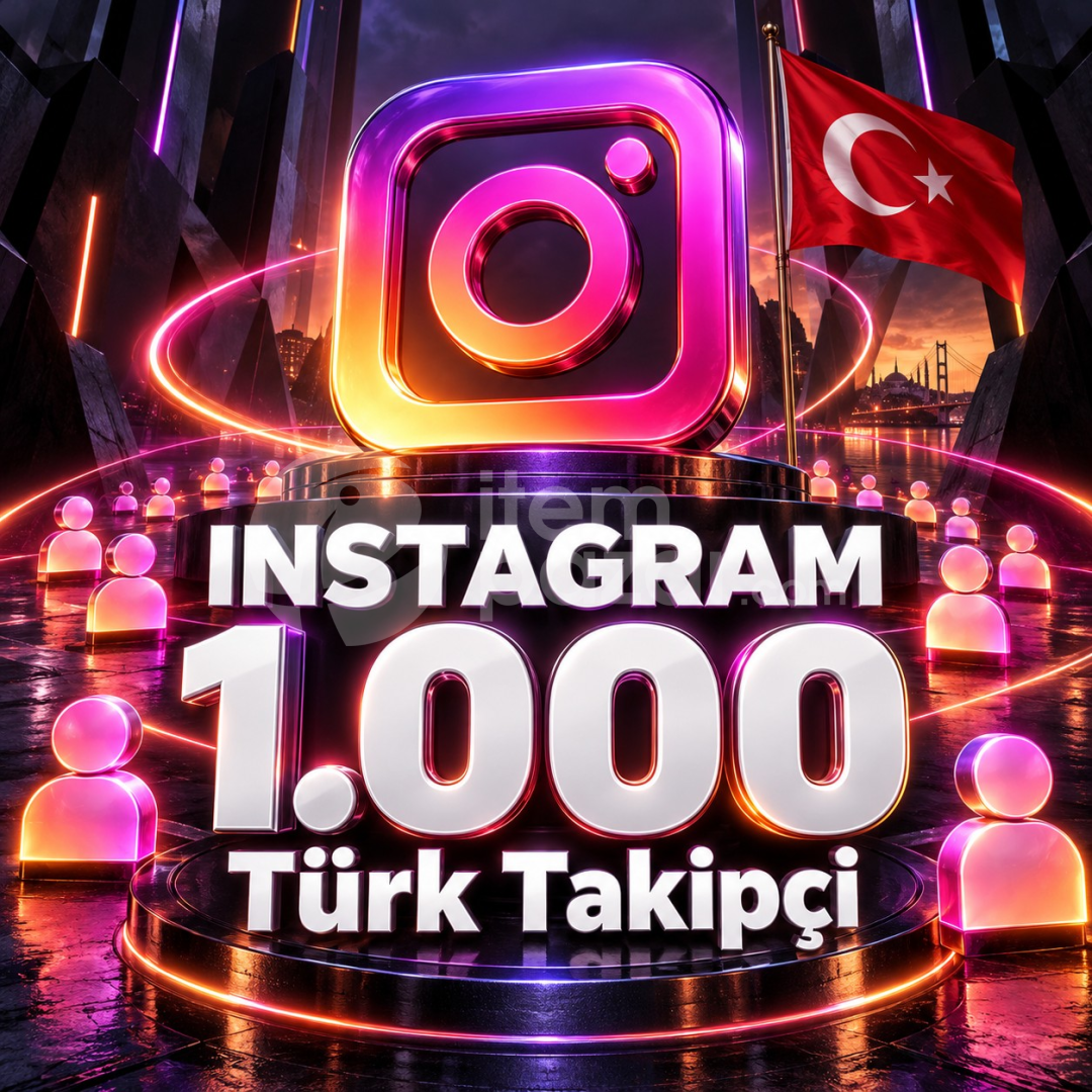 ⭐ Instagram 1.000 Türk Takipçi | Garantili ⭐