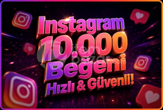 ⭐ Instagram 10.000 Beğeni ✅