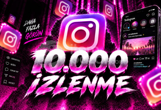 ✨İnstagram | 10000 İzlenme + Garantili✨