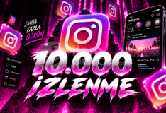 ✨İnstagram | 10000 İzlenme + Garantili✨