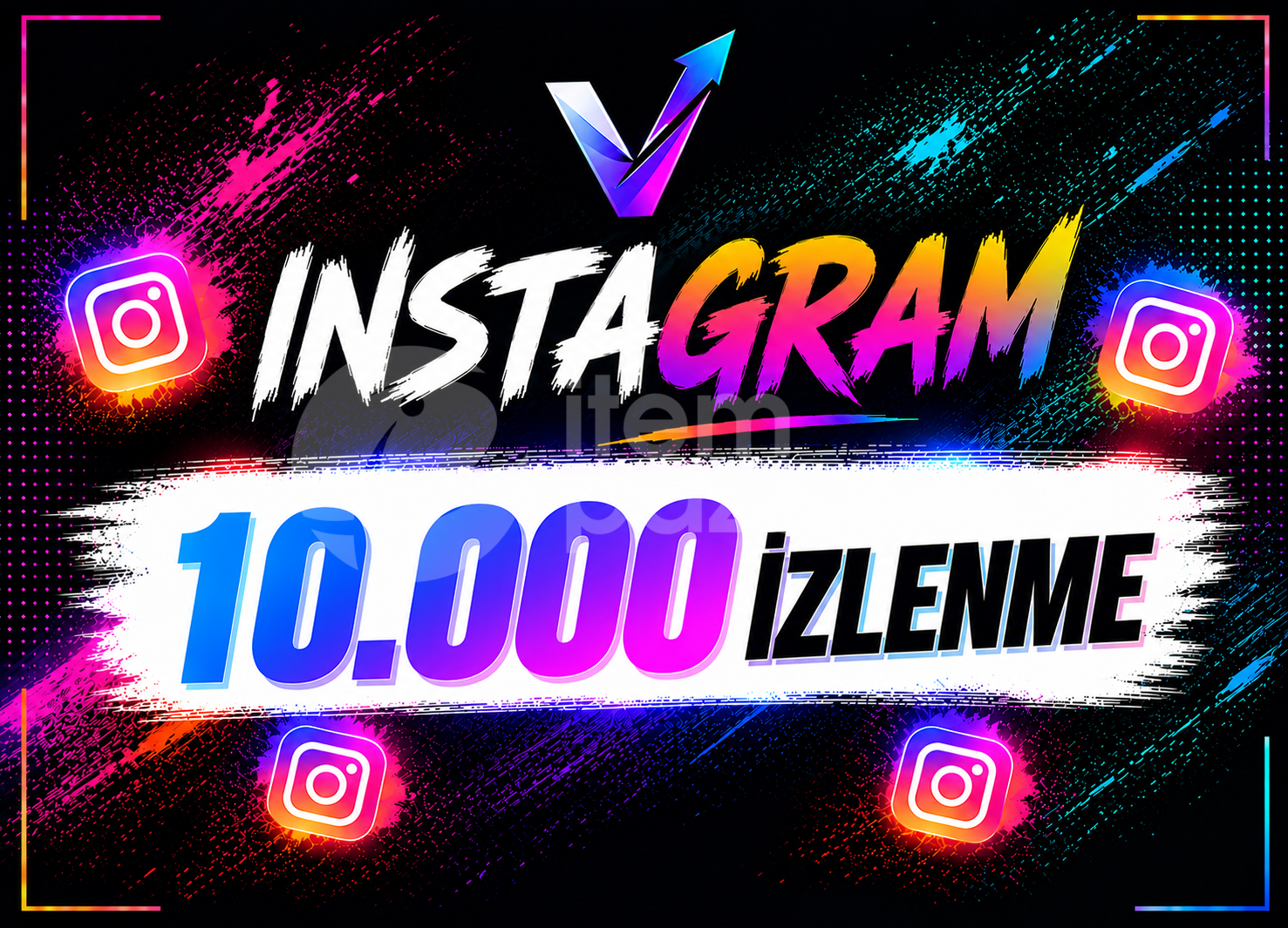 ⭐️İNSTAGRAM 10.000 İZLENME - HIZLI⭐️
