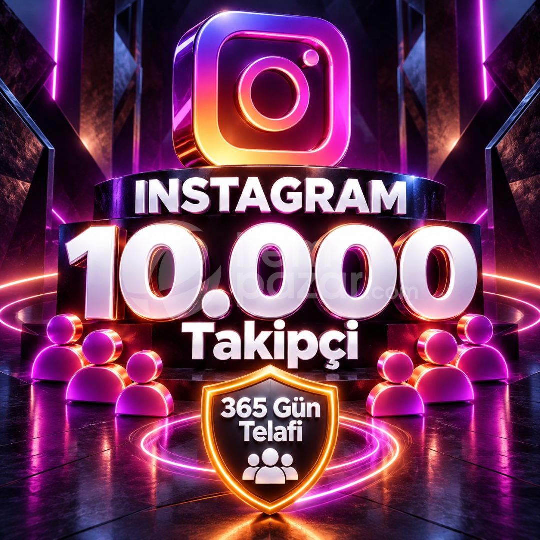 ⚡ Instagram 10.000 Takipçi | Telafili ⚡